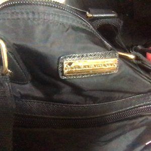 Adrienne Vittadini Black Duffel Bag